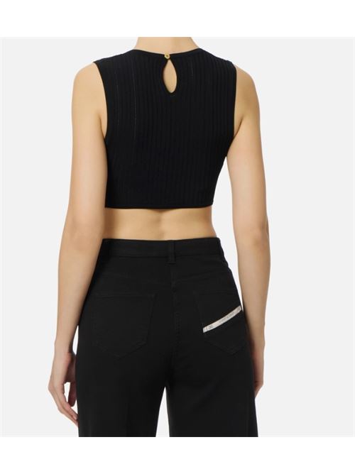 Knitted top with jewel detail ELISABETTA FRANCHI | TK76S61E2.110